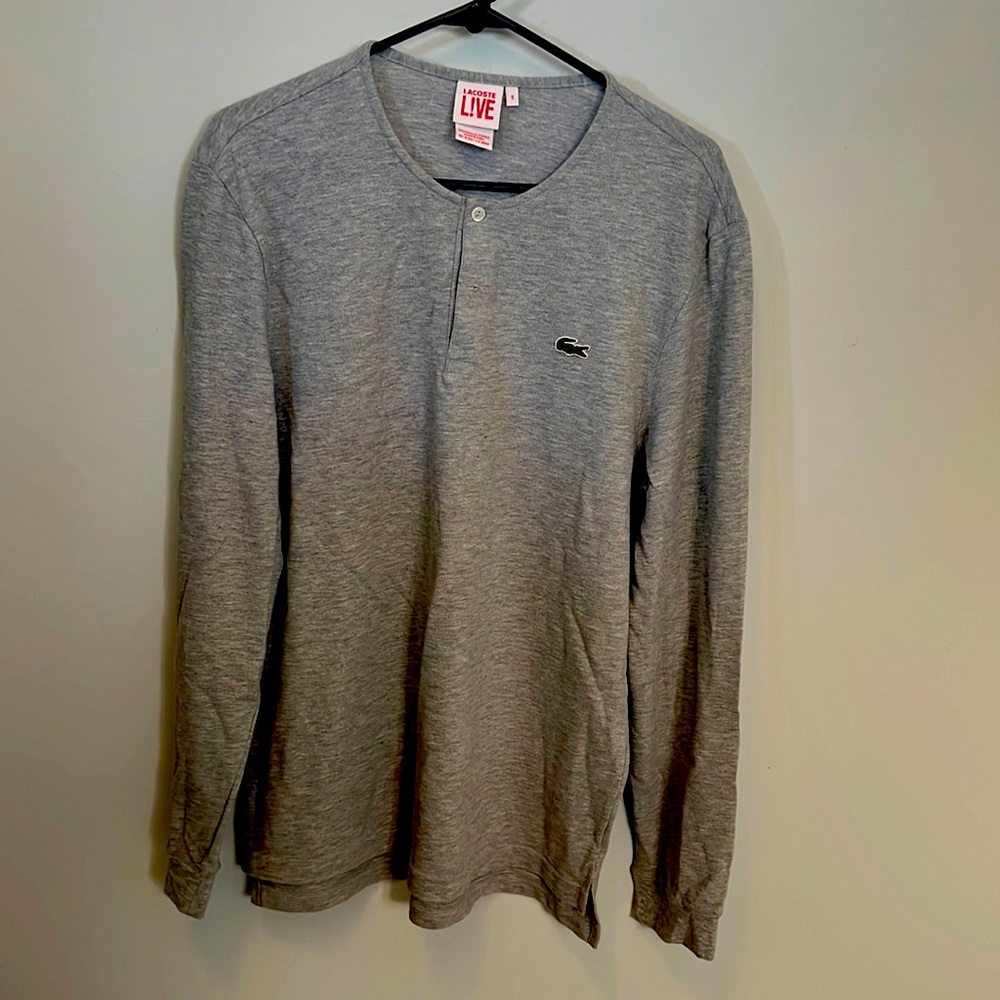 Lacoste LIVE Lightweight Grey Long Sleeve